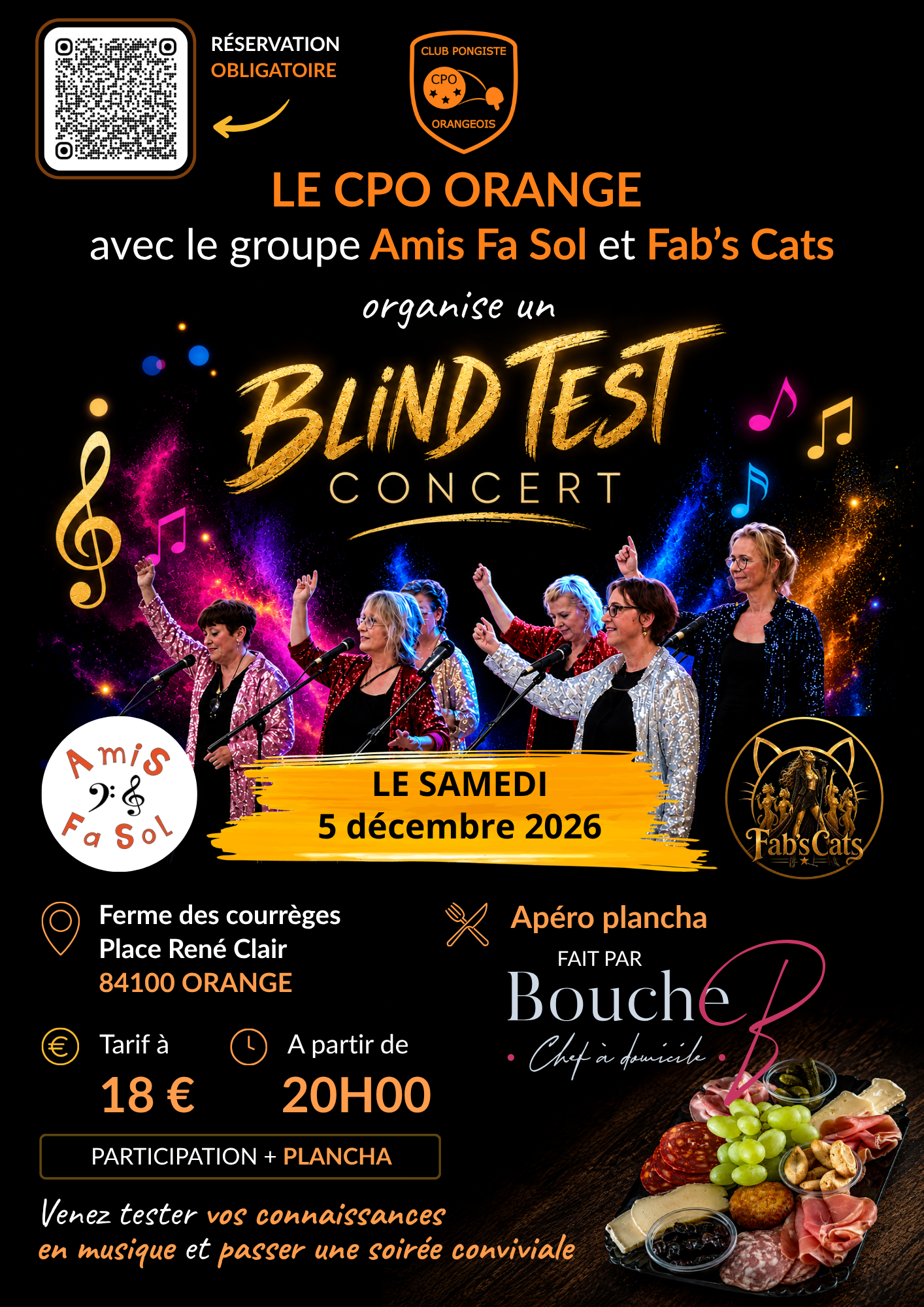 Le CPO Orange organise un blind test concert !